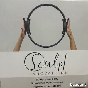 NIB Pilates Ring Magic Circle – 14” Yoga Fitness Resistance for Core & Thighs